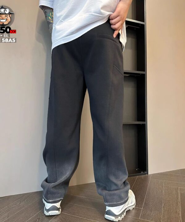 Quần dài jogger ống slim wax khói nhấn logo mountain 2