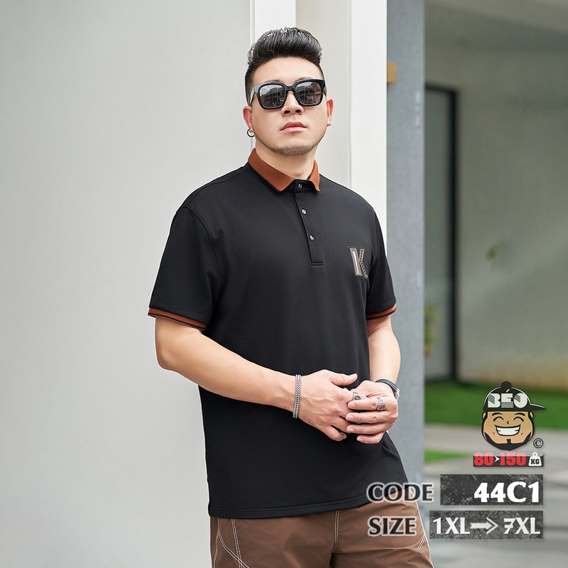 Áo thun tay ngắn polo K cổ viền trẻ trung 1 Áo thun tay ngắn polo K cổ viền trẻ trung