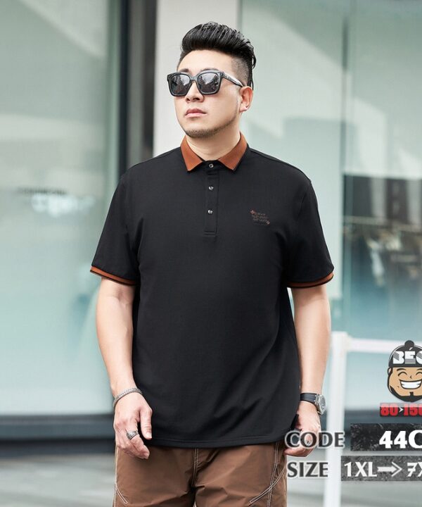 Áo thun tay ngắn polo Mini logo đơn giản sang trọng