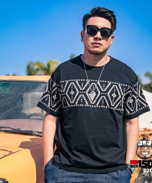 Áo thun tay ngắn họa tiết in Egypt cổ điển quanh ngực 8 Áo thun tay ngắn họa tiết in Egypt cổ điển quanh ngực 3