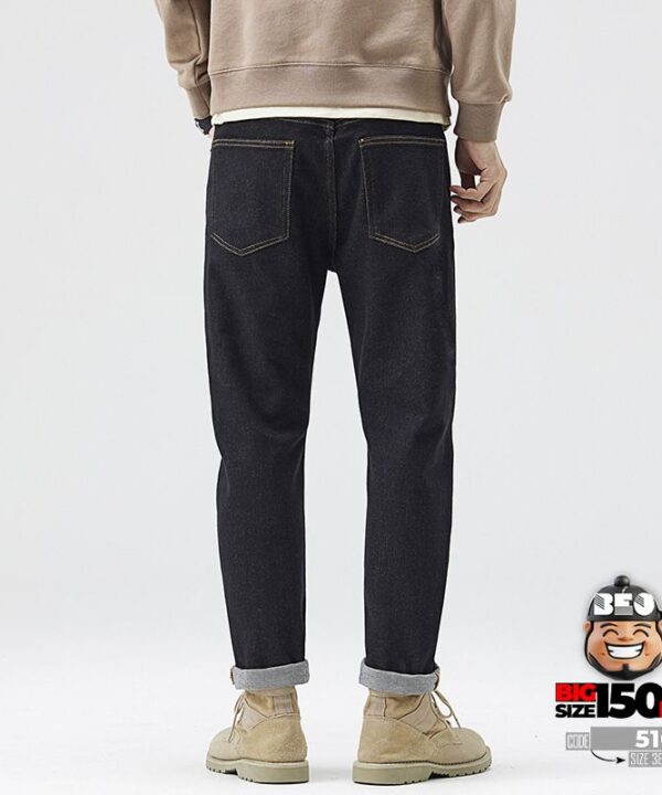 Alternative view of Quần dài jean jogger co giãn eco sợi kiểu cổ điển