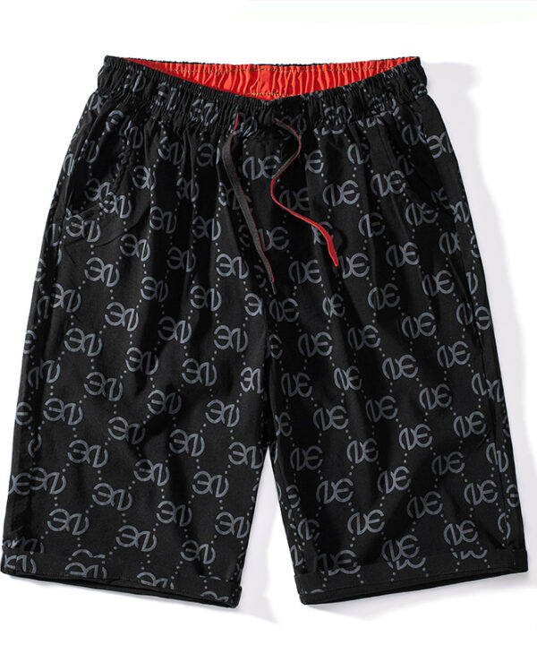 Alternative view of Quần ngắn thun thể thao e3 họa tiết full