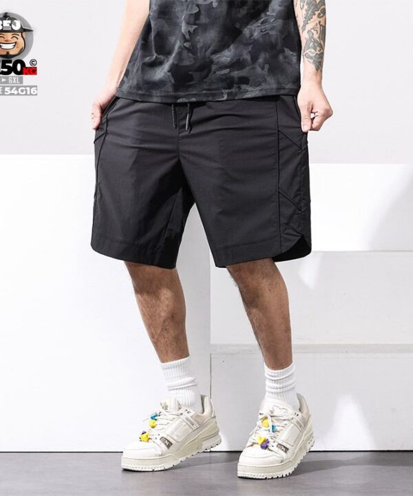 Quần short thun cool fabric line arrow down street art style 10 Quần short thun cool fabric line arrow down street art style 5