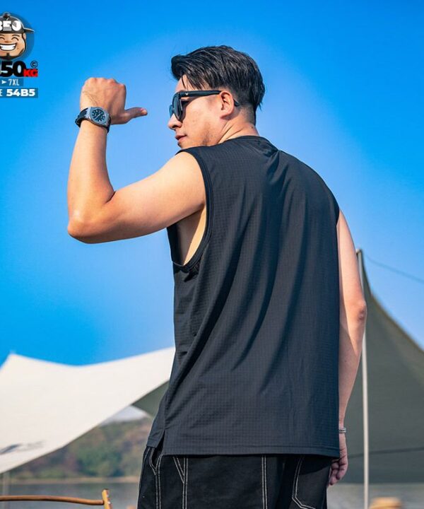 Áo thun 3 lổ Strive in chữ ngang vai năng động cá tính 4