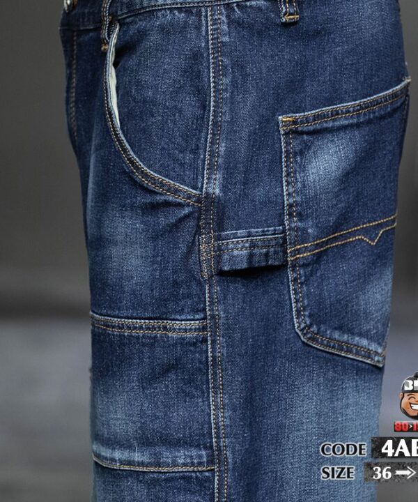 Quần dài jean kiểu chỉ nổi quanh gối cá tính 9 Quần dài jean kiểu chỉ nổi quanh gối cá tính 4