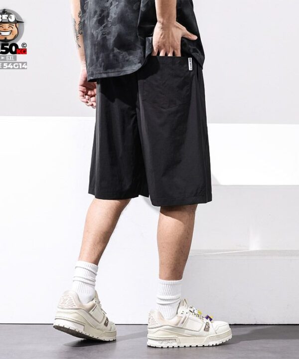 Quần short thun cool fabric oblique line phối túi xéo 6