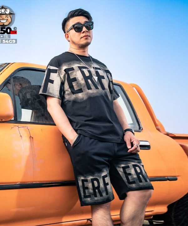 Alternative view of Đồ bộ thun cotton street art typographic ERFG