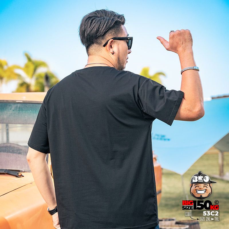 Áo thun tay ngắn vải cotton họa tiết silhouette rừng cây freedom style 5 Áo thun tay ngắn vải cotton họa tiết silhouette rừng cây freedom style - Ảnh 5