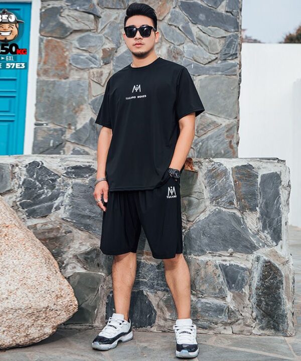 Đồ bộ tay ngắn thun lạnh bigsize logo Tucano Moves đơn giản dễ phối 5