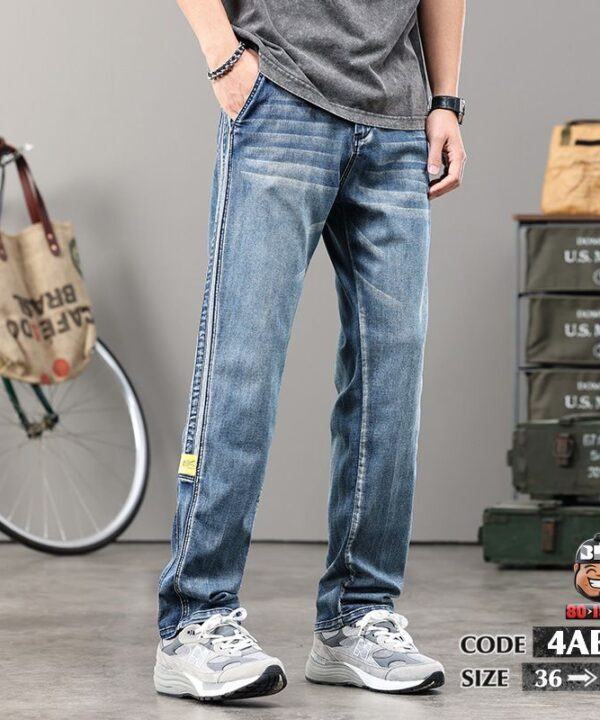 Quần dài jean denim men styles trải chỉ bên hông 9 Quần dài jean denim men styles trải chỉ bên hông 4