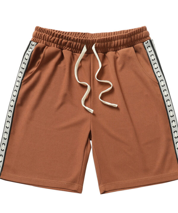 Alternative view of Quần ngắn thun thể thao sọc xích bên hông