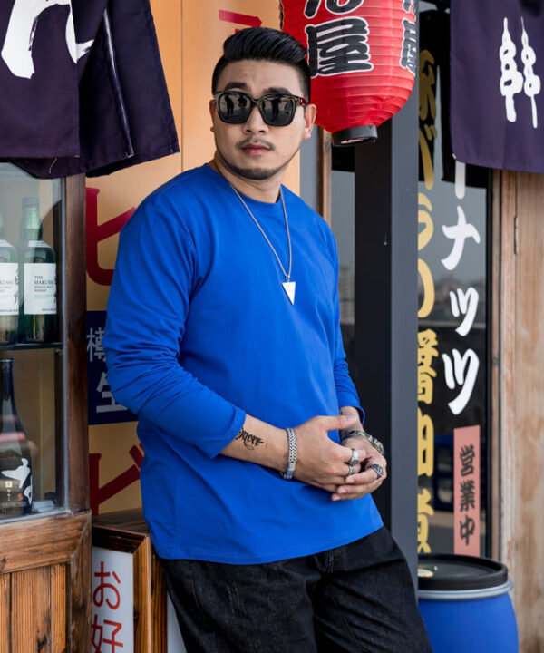 Áo thun tay dài trơn basic