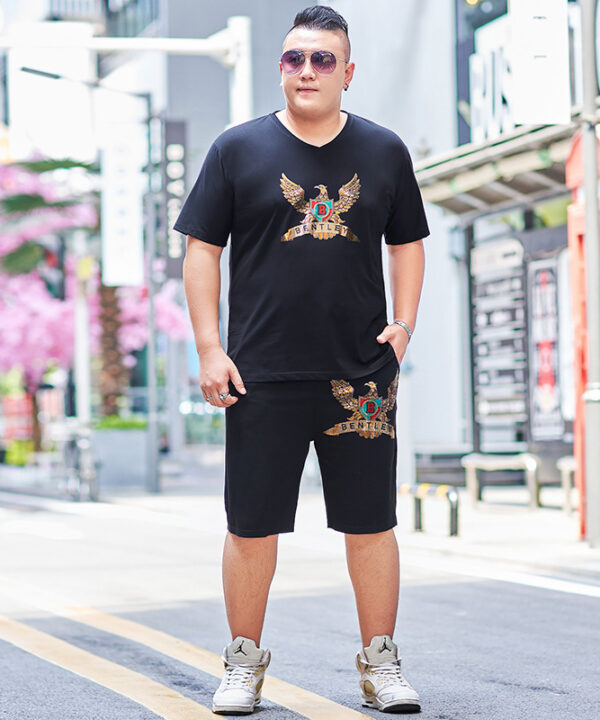 Alternative view of Đồ bộ ngắn thun cotton co giãn họa tiết đại bàng B