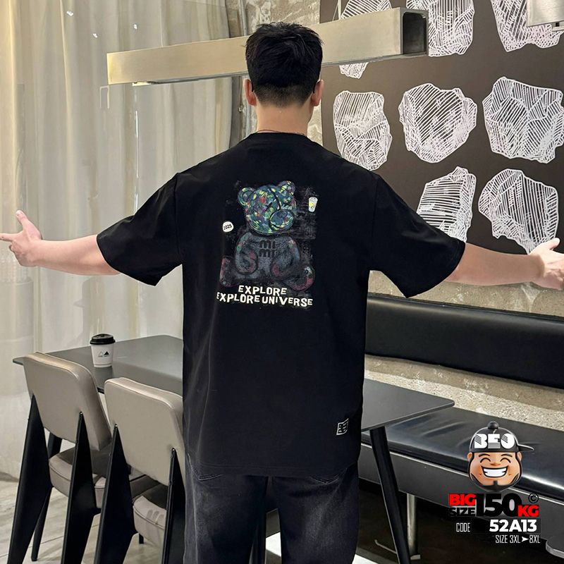 Áo thun tay ngắn cotton thun TEDDy Da Bear 4 Áo thun tay ngắn cotton thun TEDDy Da Bear - Ảnh 4