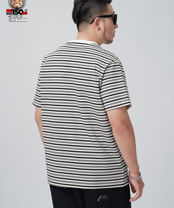 Áo thun tay ngắn cotton sọc ngang cool feel vintage 2