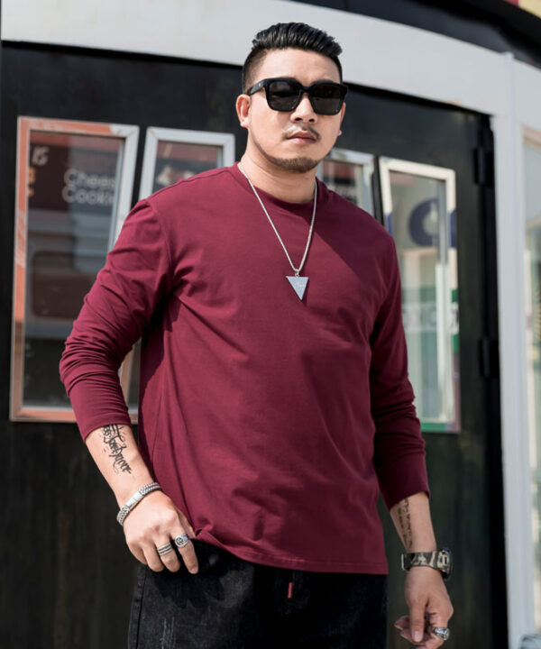 Áo thun tay dài trơn basic