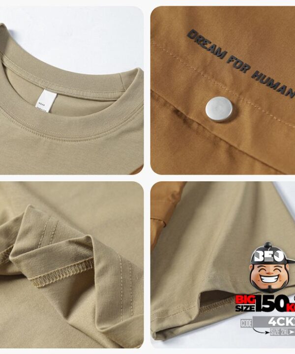 Alternative view of Áo thun tay ngắn ráp vai cowboy style