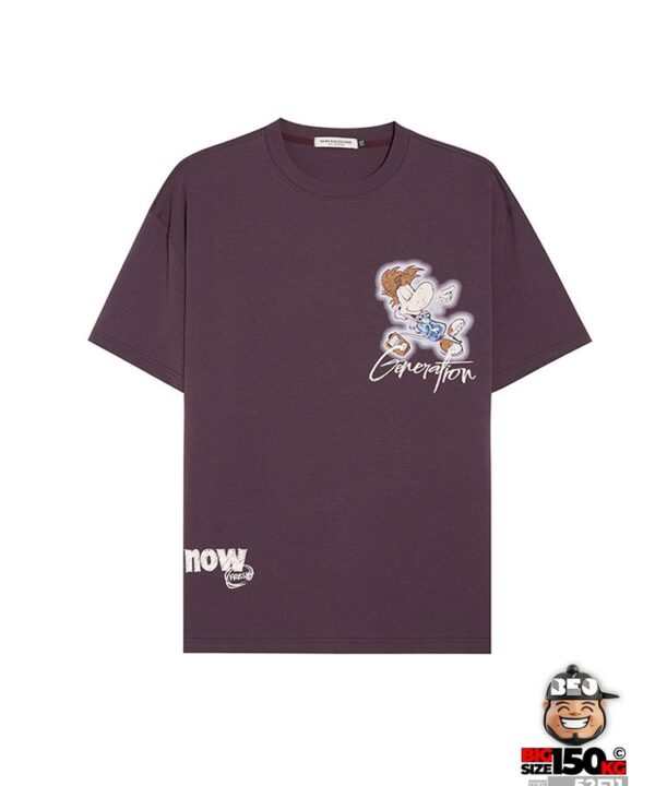 Áo thun tay ngắn họa tiết cậu bé tinh nghịch với dòng chữ Generation cá tính 4