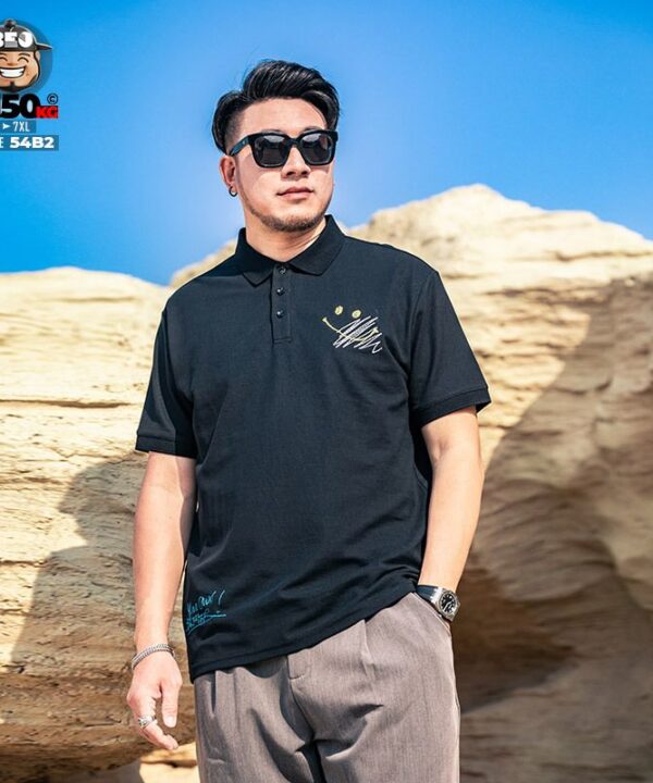 Alternative view of Áo thun tay ngắn Polo cotton tornado icon with special sign