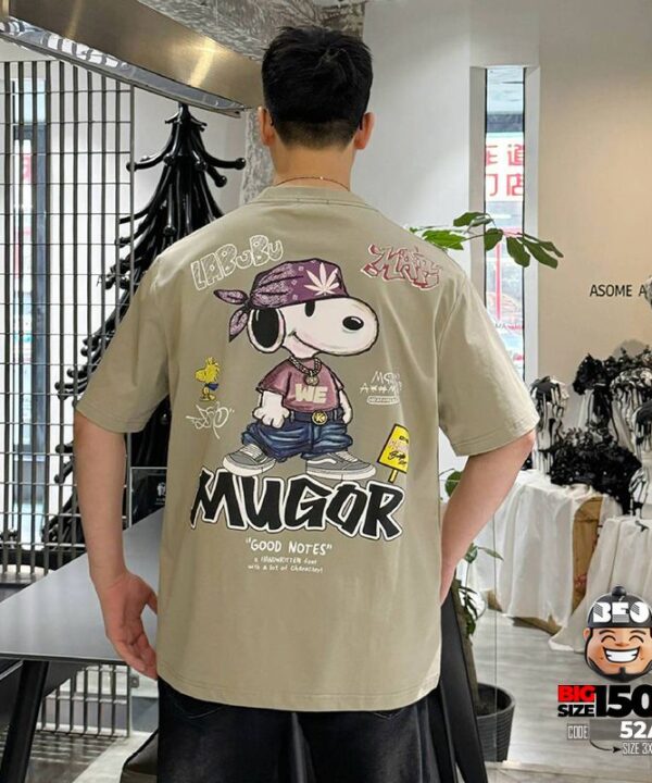 Áo thun tay ngắn cotton thun Mugor Boyz