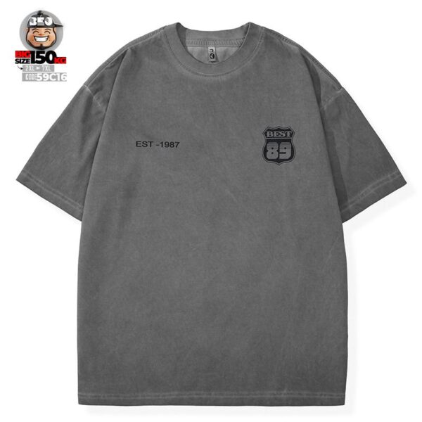 Áo thun tay ngắn cotton thick fabric Best 89 oldschool style 1