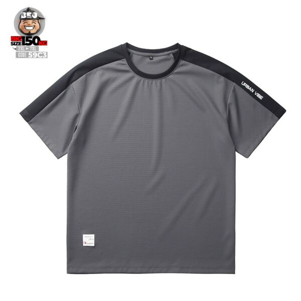 Áo thun tay ngắn nylon sport in ráp vai oldchool style 1