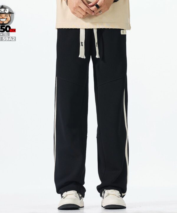 Quần dài jogger ống đa năng sọc đứt bên hông cá tính 2