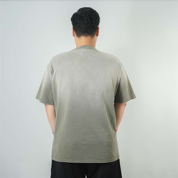 Alternative view of Áo thun tay ngắn cotton wash technology Vison logo retro style