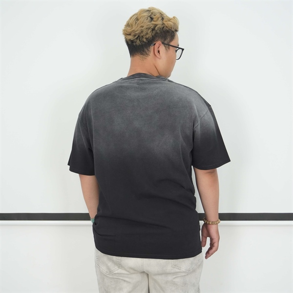 Áo thun tay ngắn cotton wash technology Vison logo retro style 4 Áo thun tay ngắn cotton wash technology Vison logo retro style - Ảnh 4