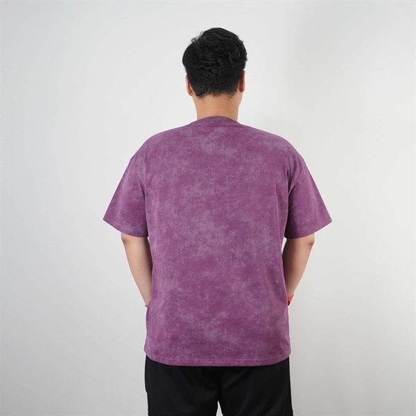 Alternative view of Áo thun tay ngắn cotton co giãn họa tiệt chữ WA cá tính retro sytle