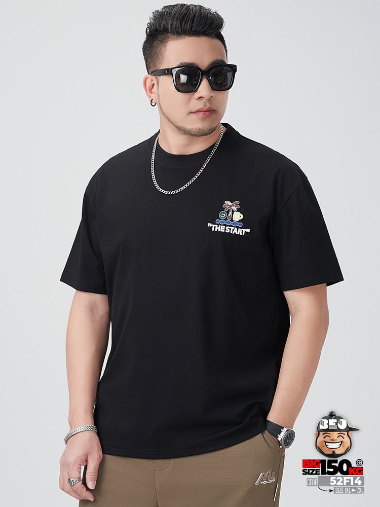 Áo thun tay ngắn cotton thoáng mát họa tiết summer THE START cá tính 3 Áo thun tay ngắn cotton thoáng mát họa tiết summer THE START cá tính - Ảnh 3