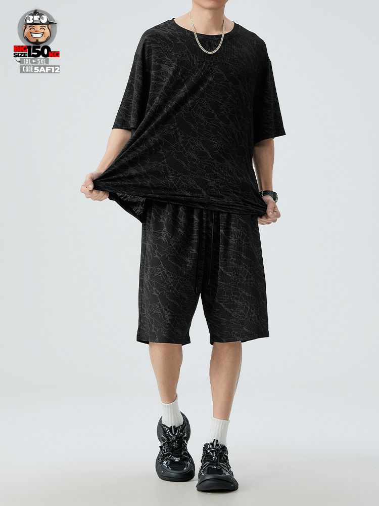 Đồ bộ thun băng vải gân chìm rần ri mềm mại 1 Đồ bộ thun băng vải gân chìm rần ri mềm mại