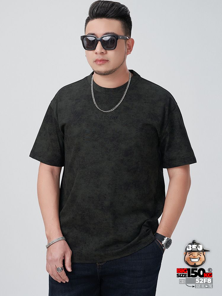 Áo thun tay ngắn Grunge Flow rách nhẹ giả distressed lecture Burbrery in nổi 4 Áo thun tay ngắn Grunge Flow rách nhẹ giả distressed lecture Burbrery in nổi - Ảnh 4