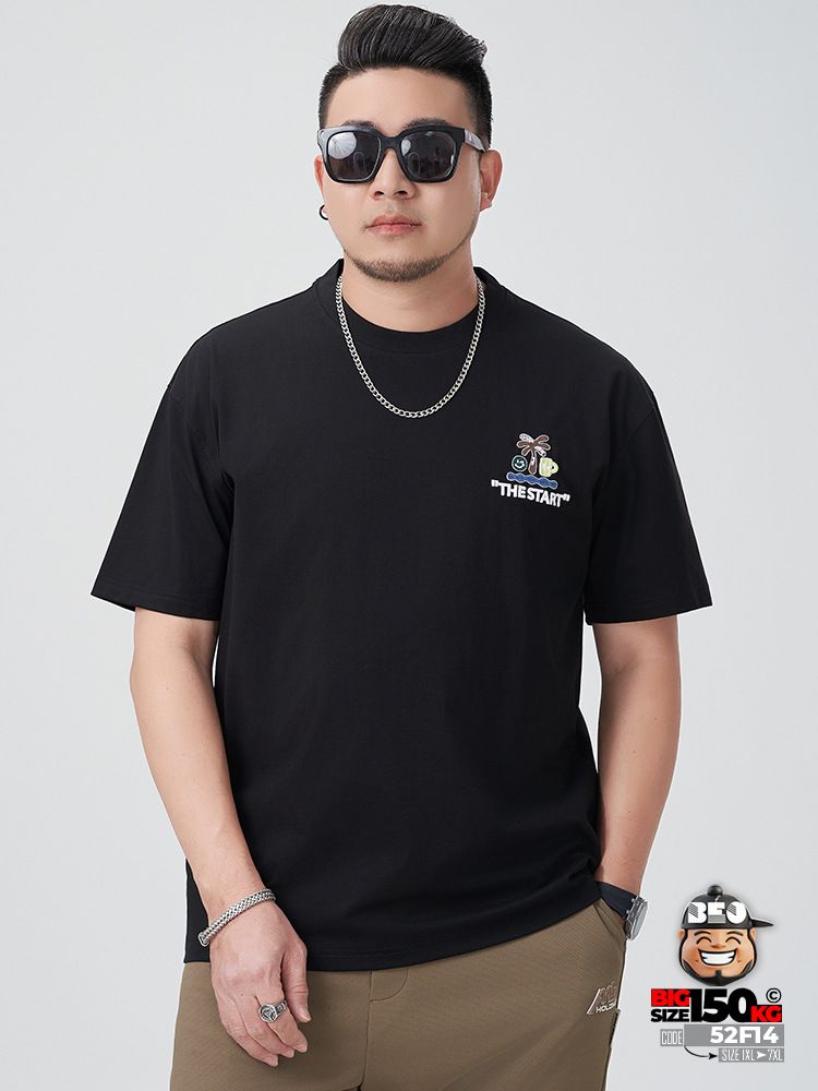 Áo thun tay ngắn cotton thoáng mát họa tiết summer THE START cá tính 4 Áo thun tay ngắn cotton thoáng mát họa tiết summer THE START cá tính - Ảnh 4