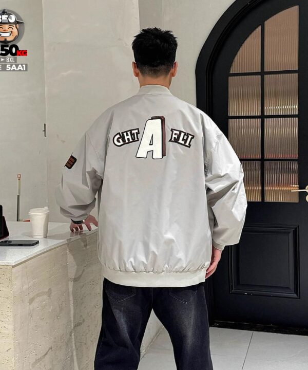Áo khoác bomber dù túi kết họa tiết GHATFLI stress wear style 8 Áo khoác bomber dù túi kết họa tiết GHATFLI stress wear style 3