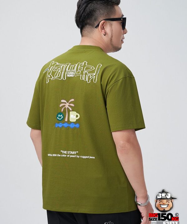 Áo thun tay ngắn cotton thoáng mát họa tiết summer THE START cá tính 6 Áo thun tay ngắn cotton thoáng mát họa tiết summer THE START cá tính 1