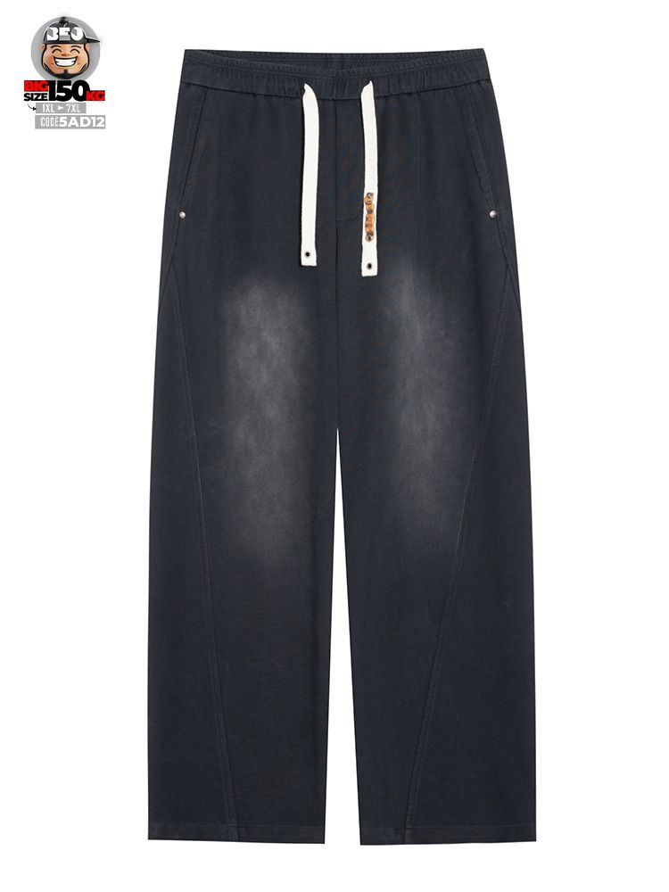 Quần dài ống rộng Japan band giãn nhẹ chỉ nổi retro 5 Quần dài ống rộng Japan band giãn nhẹ chỉ nổi retro - Ảnh 5