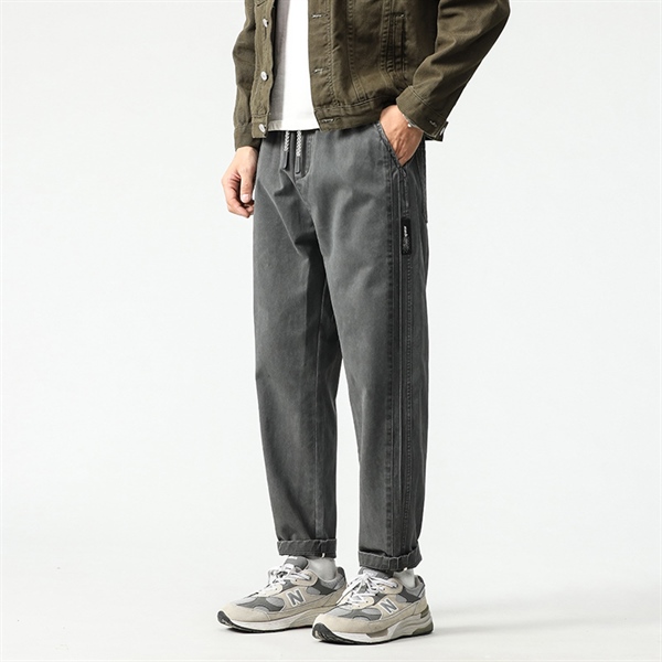 Alternative view of Quần dài Kaki cotton chỉ nổi bên hông with PenGas