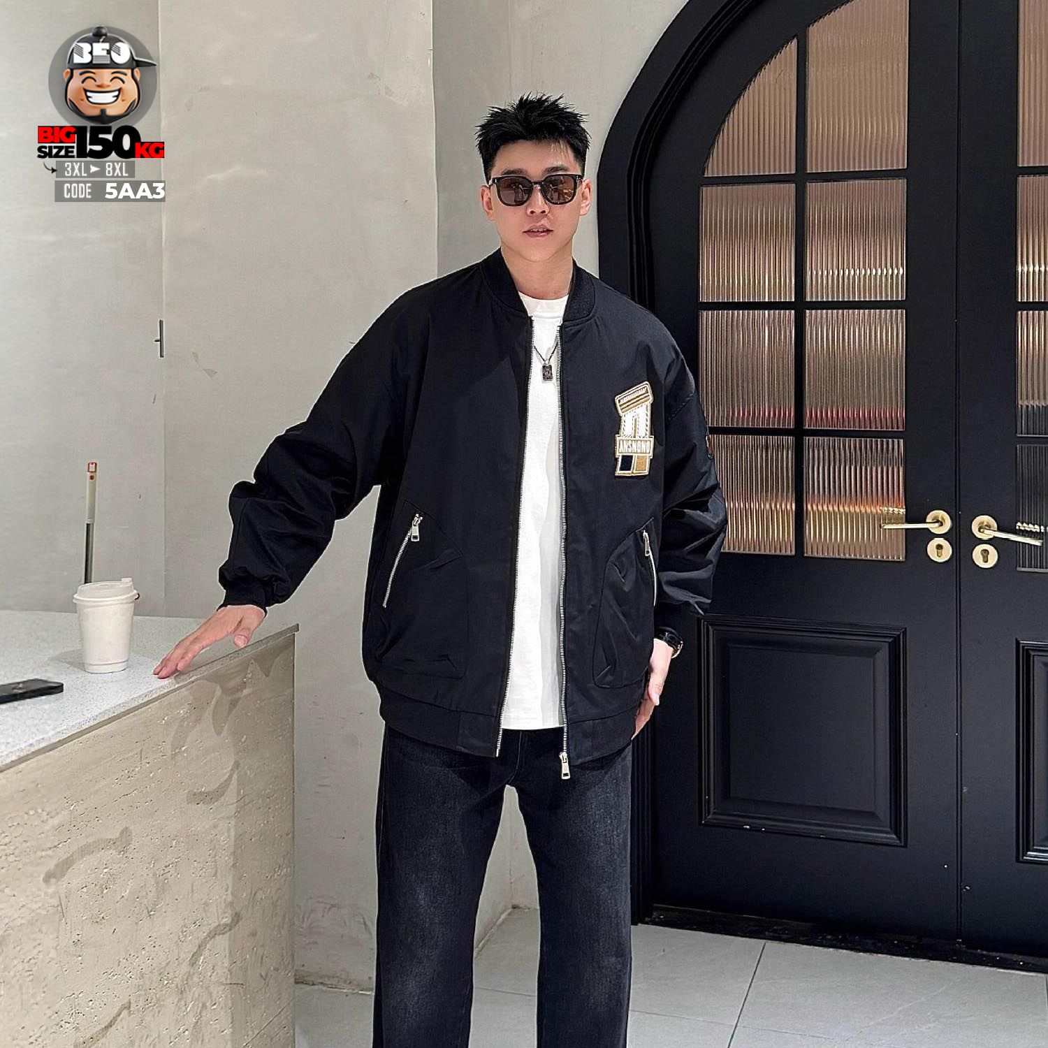 Áo khoác bomber dù túi kết họa tiết GHATFLI stress wear style 3 Áo khoác bomber dù túi kết họa tiết GHATFLI stress wear style - Ảnh 3