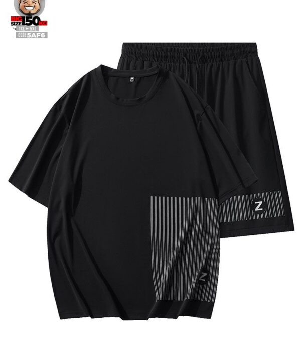 Đồ bộ thun băng tơ lạnh họa tiết sọc cá tính 7 Đồ bộ thun băng tơ lạnh họa tiết sọc cá tính 2