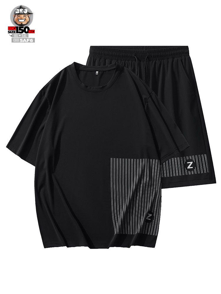 Đồ bộ thun băng tơ lạnh họa tiết sọc cá tính 3 Đồ bộ thun băng tơ lạnh họa tiết sọc cá tính - Ảnh 3