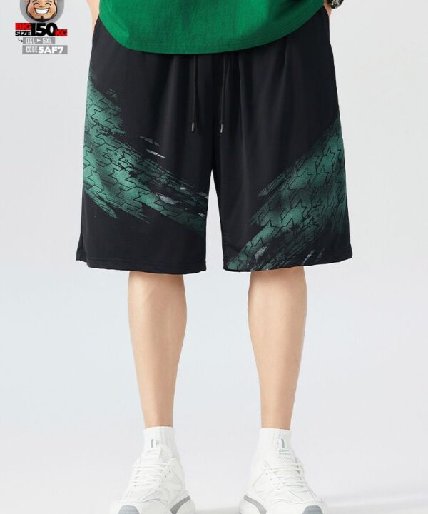 Quần ngắn thun băng họa tiết rằn rắn cá tính