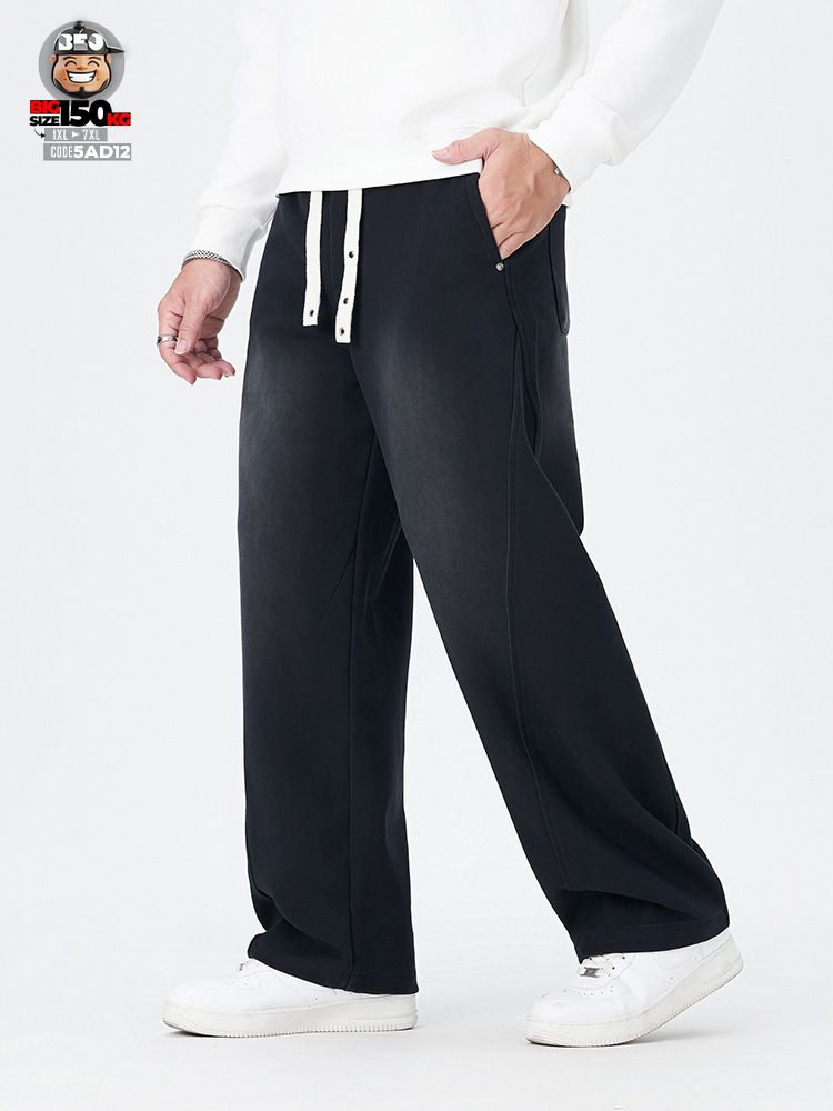 Quần dài ống rộng Japan band giãn nhẹ chỉ nổi retro 3 Quần dài ống rộng Japan band giãn nhẹ chỉ nổi retro - Ảnh 3