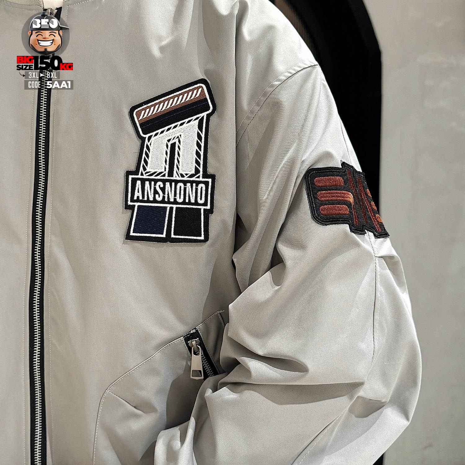 Áo khoác bomber dù túi kết họa tiết GHATFLI stress wear style 5 Áo khoác bomber dù túi kết họa tiết GHATFLI stress wear style - Ảnh 5