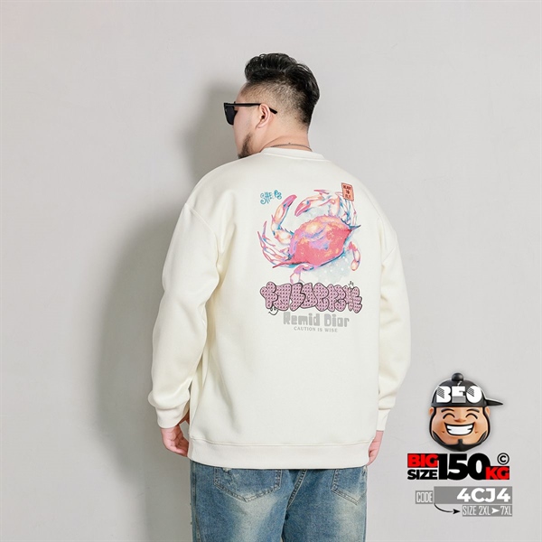 Áo thun sweater remid Dior big Crab cá tính