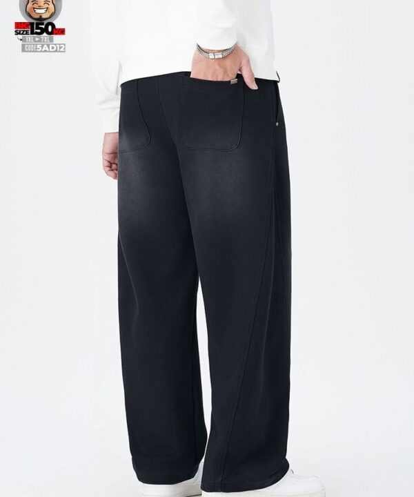 Quần dài ống rộng Japan band giãn nhẹ chỉ nổi retro 8 Quần dài ống rộng Japan band giãn nhẹ chỉ nổi retro 3