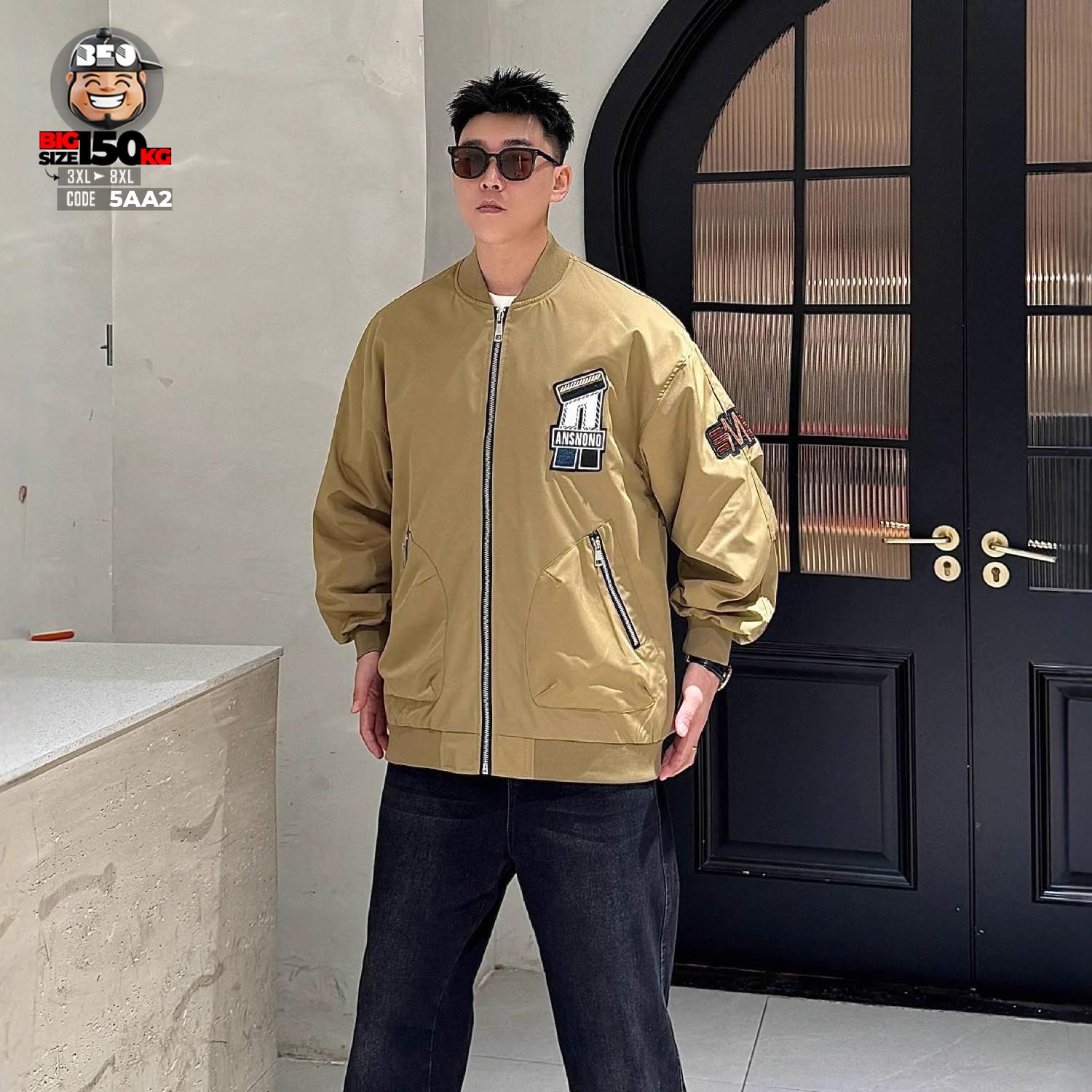 Áo khoác bomber dù túi kết họa tiết GHATFLI stress wear style 2 Áo khoác bomber dù túi kết họa tiết GHATFLI stress wear style - Ảnh 2