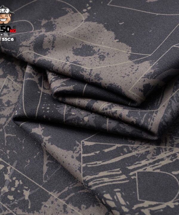 Áo sơ mi tay ngắn cotton co giãn business casual style họa tiết cá tính 3