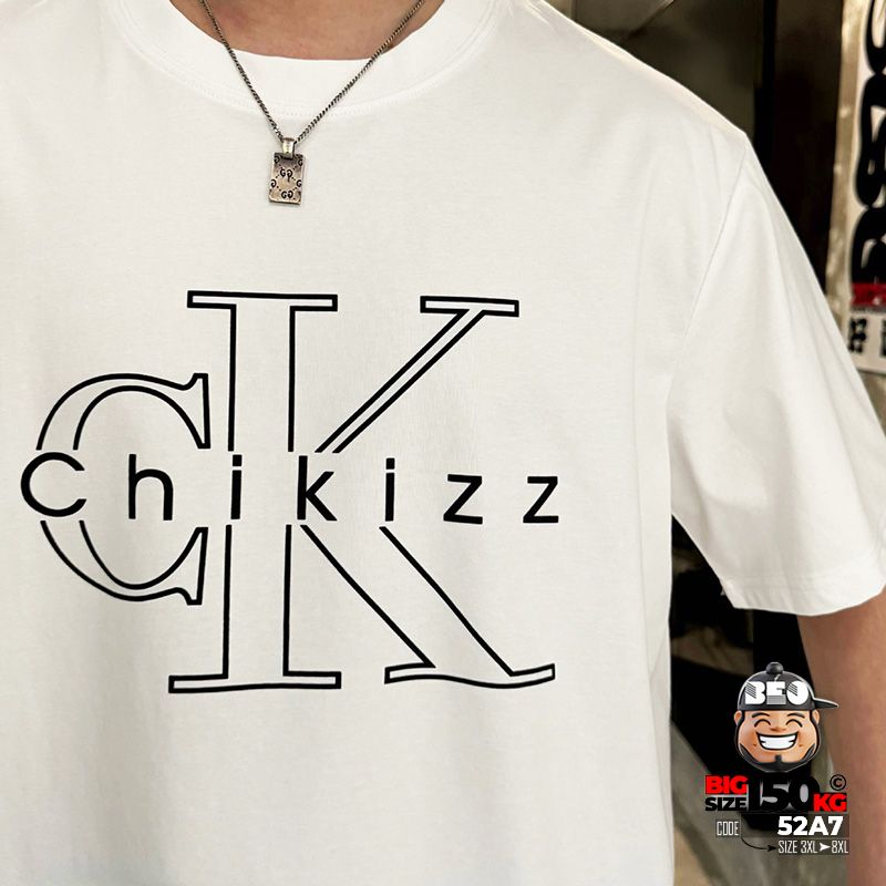 Áo thun tay ngắn cotton thun CK Chikizz 3 Áo thun tay ngắn cotton thun CK Chikizz - Ảnh 3