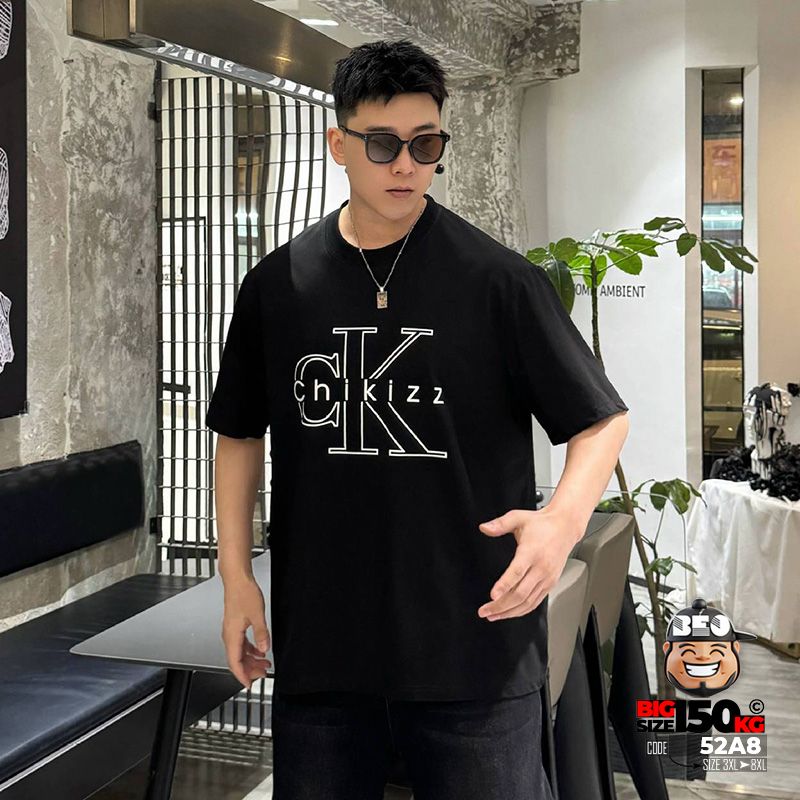 Áo thun tay ngắn cotton thun CK Chikizz 2 Áo thun tay ngắn cotton thun CK Chikizz - Ảnh 2